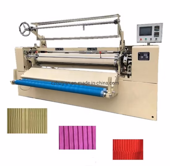 Plissee-Fantasie-Messerfaltmaschine für Stoff Changzhou Chiffon PLC, Messer im Lieferumfang enthalten