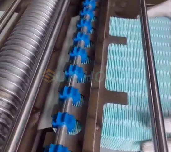 Automatische Filterpapier-Rotationsfaltmaschine